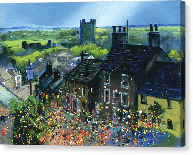 Richmond prints on canvas featuring Frenchgate with the castle in the distance.  © Neil McBride 2023