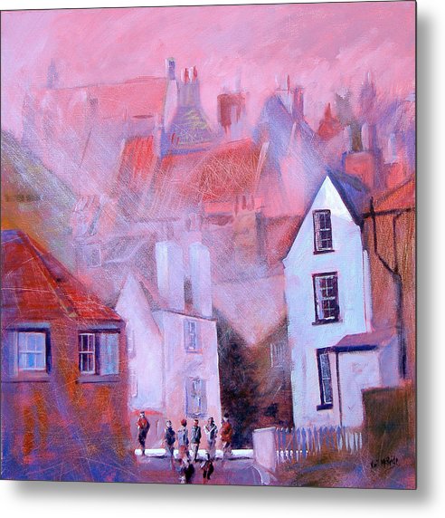 Robin Hoods Bay Dock - Metal Print