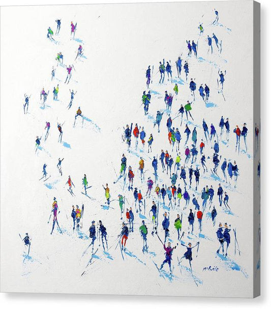 Skiing - Canvas Prints