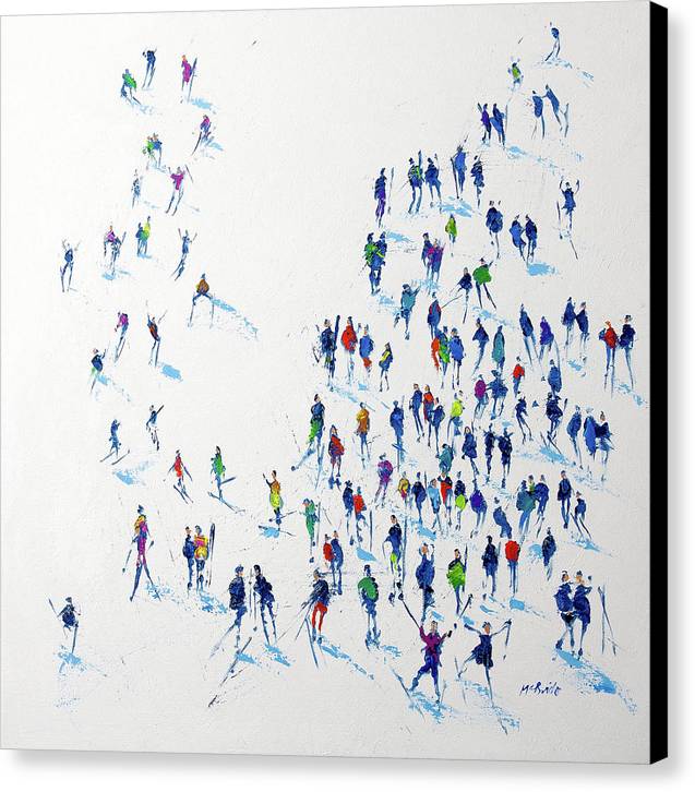 Skiing - Canvas Prints