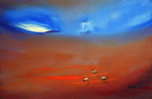 Paper Prints like this landscape print titled Storm Brewing are inspired by the North York Moors © Neil McBride 2019