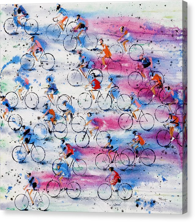 Cycling wall art canvas - Giro D'italia © Neil McBride 2019