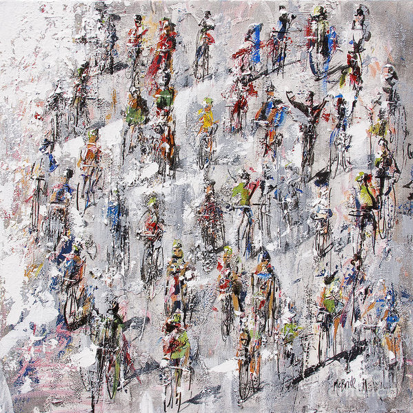 Tour De France cycling Stage 2 art prints on paper © Neil McBride 2023
