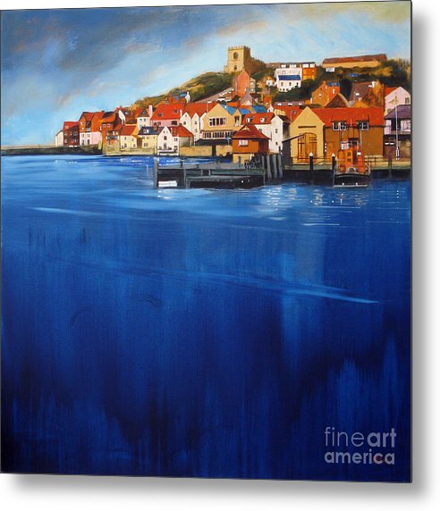 Whitby High Tide - Metal Print © Neil McBride 2018