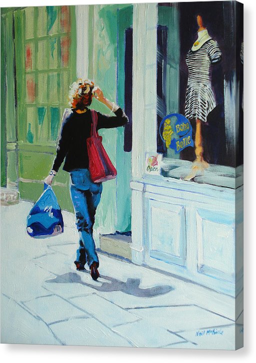 Window Shopping captured on these canvas prints by Neil McBride.